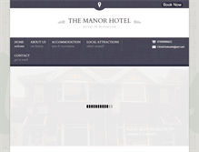 Tablet Screenshot of manorhotelnuneaton.com